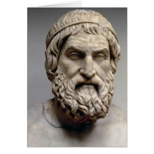 Busto del retrato de Sophocles