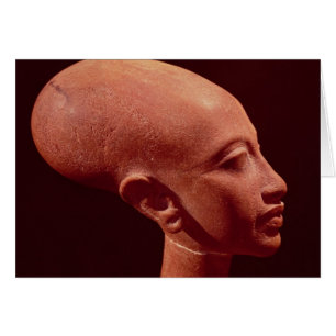 Busto del retrato de una hija de rey Akhenaten