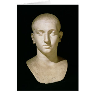 Busto del retrato del emperador Severus Alexander