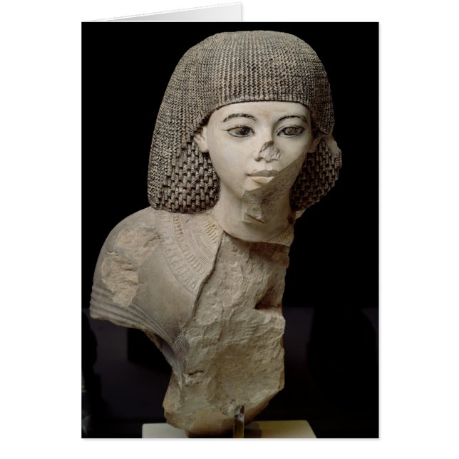 Busto del Scribe Real, Meniou, Nuevo Reino (Frente)