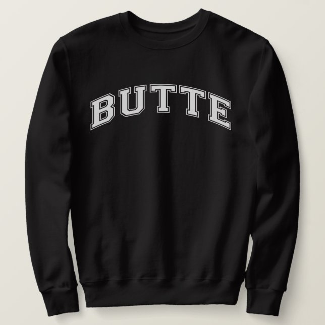 BUTTE University Style Sweater America College (Anverso del diseño)