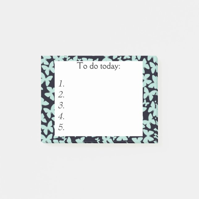 Butterflies azules en negro nota de IT (Anverso)