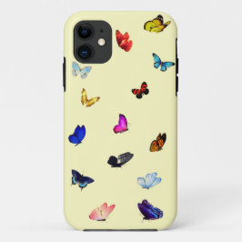 Butterflies iPhone 11 Funda duro