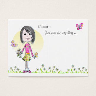 Butterflies n' Daisies front&back Lunchbox nota!