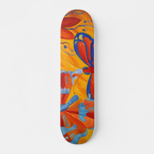 Butterflies Skateboard (Anverso )