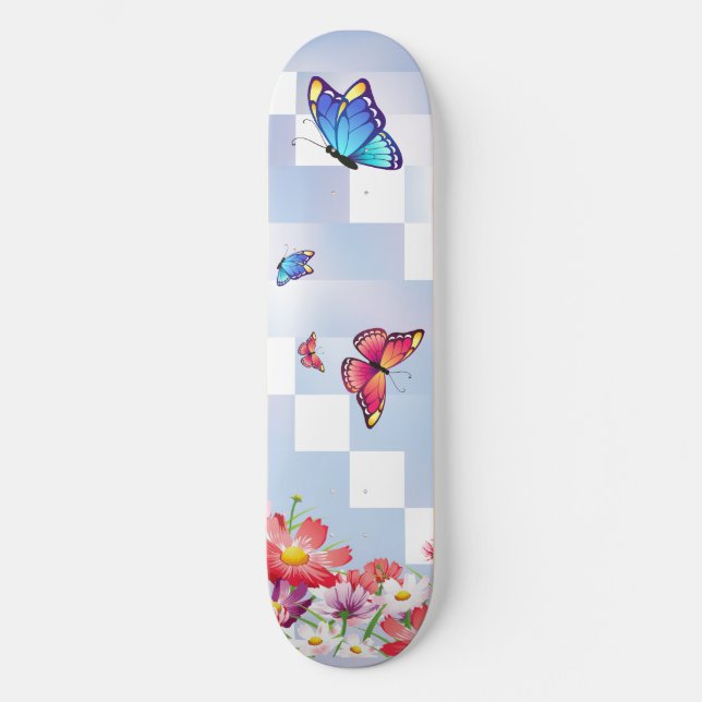 Butterflies Skateboard (Anverso)