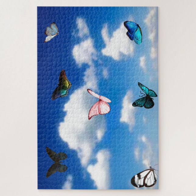 Butterflies Sky Jigsaw Puzzle (Vertical)