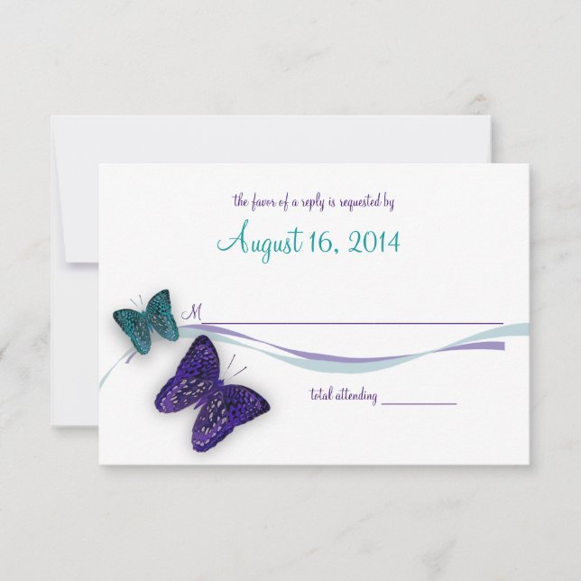 Butterflies y respuesta de cinta de opciones (Anverso)