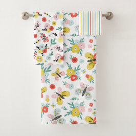 Butterfly And Floral Pattern 