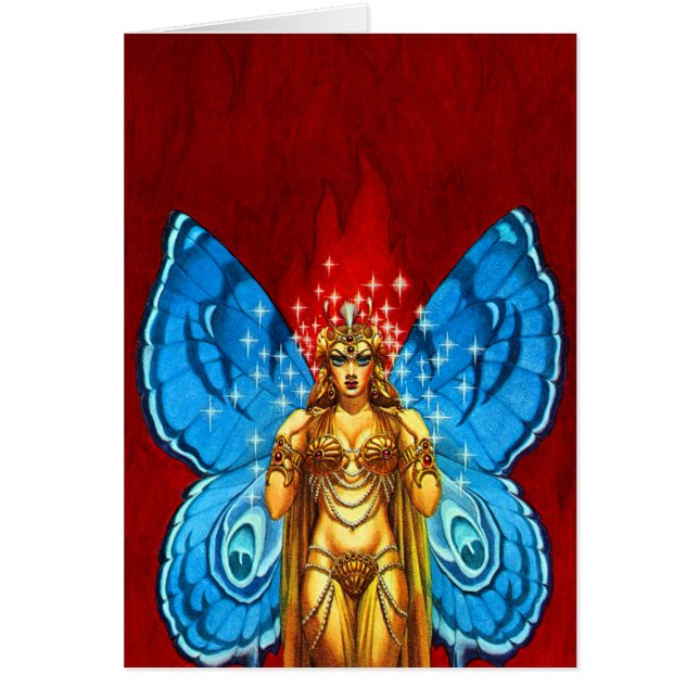 Butterfly Winged Notecard (Frente)