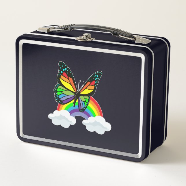 Butterfly with Rainbow (Anverso)