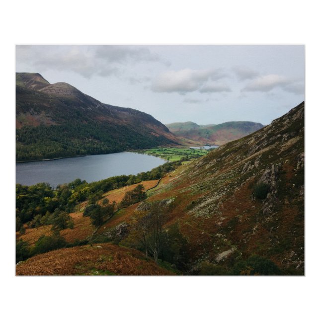 Buttermere and Crummock Water Poster (Anverso)