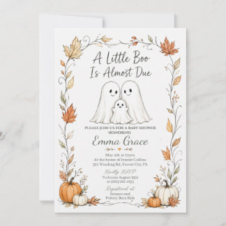 ¡Buu! Invitación de Baby Shower de la Familia Fant