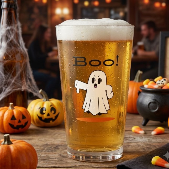 ¡Buu! Vaso de pinta divertido de fantasma para Hal (Subido por el creador)