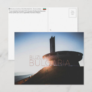 Buzludzha, Bulgaria Tarjeta Postal de Viaje