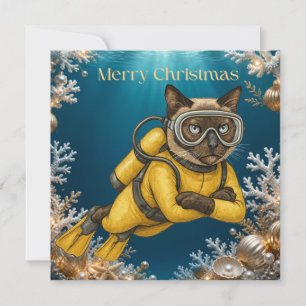 Buzo de Navidad con temática submarina