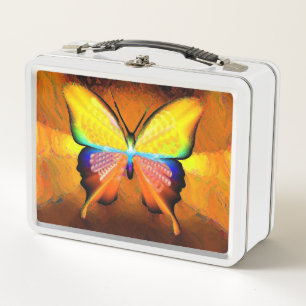Buzón blanco de mariposa