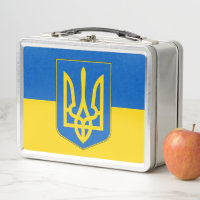 Buzón de almuerzo inoxidable metalizado con bander