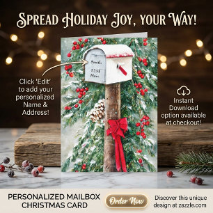Buzón de Navidad personalizado presupuesto Navidad
