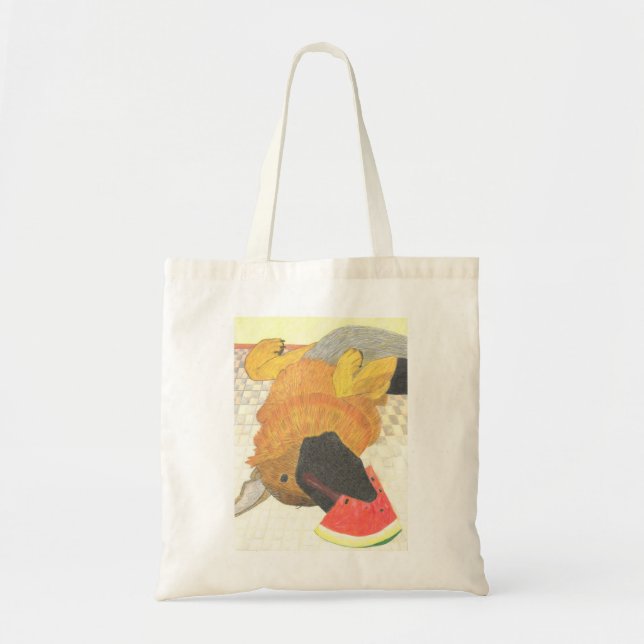 Buzón de perro y bolsa de sandía (Frente)