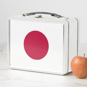 Buzón inoxidable metalizado con bandera de Japón