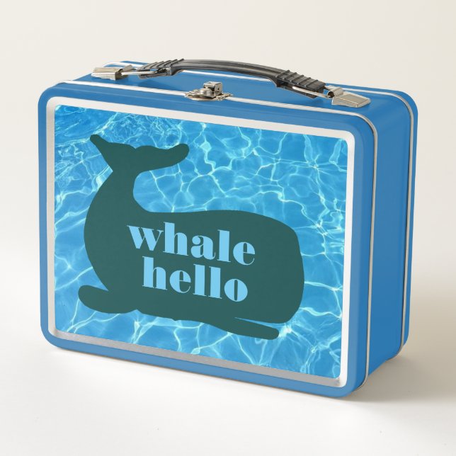Buzón Metalizado de Whale Hello (Anverso)