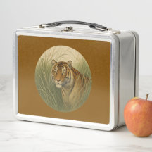 Buzón Metalizado del Tigre de Bengala