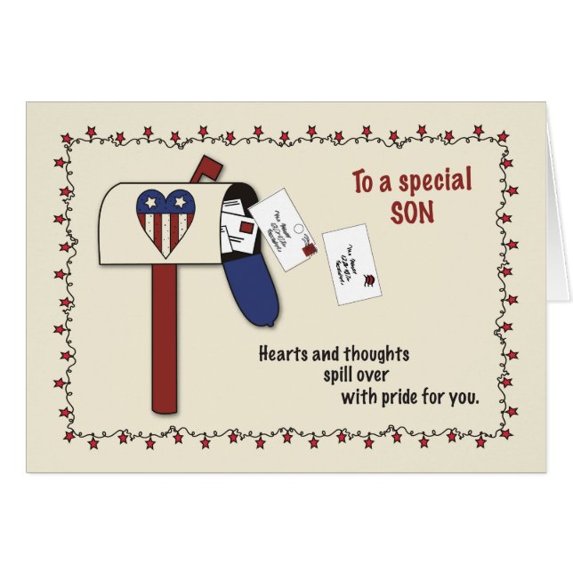 Buzón Patriótico Son, Apoyo Militar (Anverso (Horizontal))