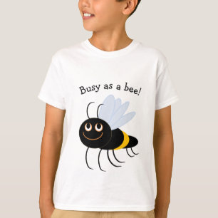 BuzzAboutBees Busy como camiseta de un chico de ab