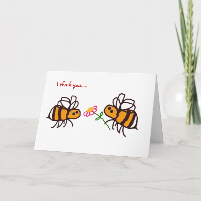 BuzzAboutBees usted es tarjeta de felicitación de (Anverso)