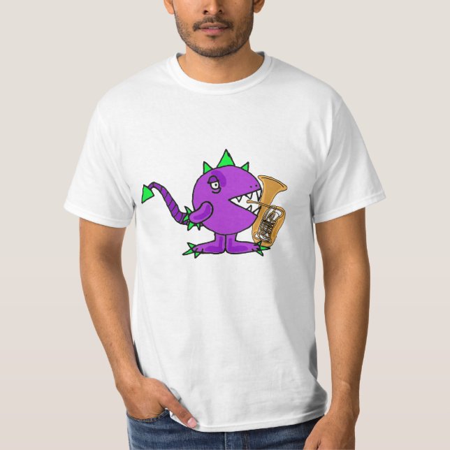 BV monstruo que juega la camisa de la tuba (Anverso)