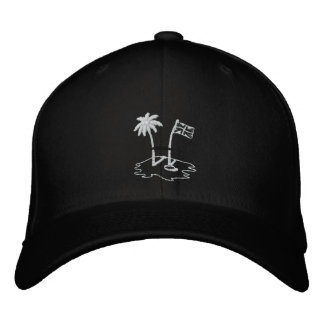 BVI RUGBY Gorra de béisbol con cubierta negra
