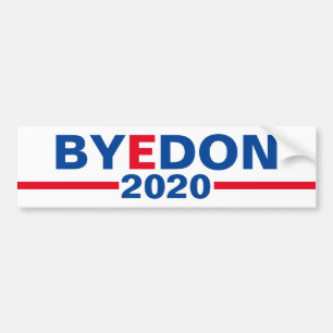 "Bye Don 2020" - Pegatina de parachoques clásica d