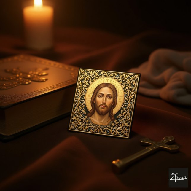 Byzantine Christ Icon - Jesus (Subido por el creador)