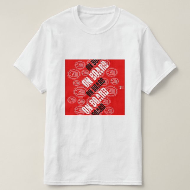 C2B: A bordo de la camiseta básica RED (Diseño del anverso)