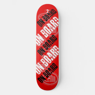 C2B: EN LA TABLA 8 Tablero de skateboard ROJO de 1