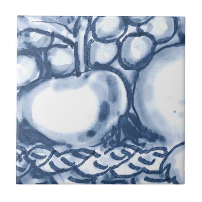 C3 - Teja mural de la cesta de Delft - C3 (Frente)