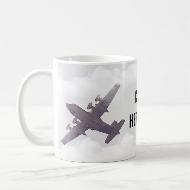 C-130 Hercules taza de café (Izquierda)