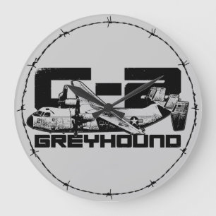 C-2 Reloj de pared redondo de grifo (grande)