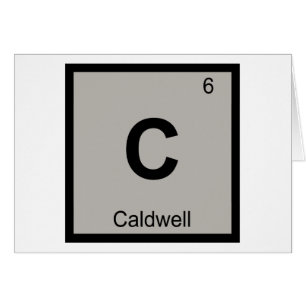 C - Caldwell Idaho Química Símbolo de la Tabla Per