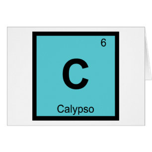 C - Calypso Símbolo de la Tabla Periódica de Quími