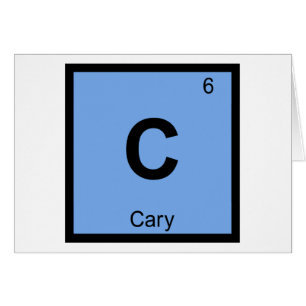 C - Cary Carolina del Norte Química Tabla Periódic