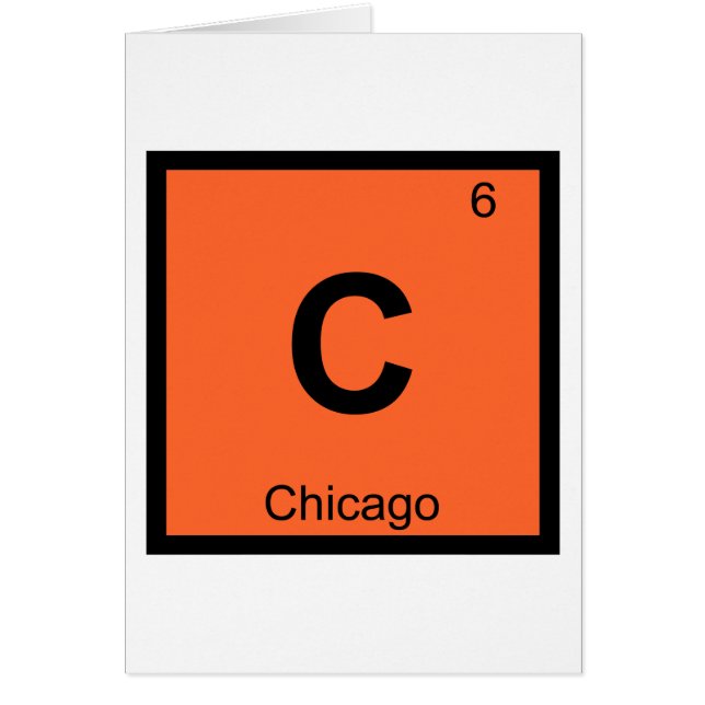 C - Ciudad de Chicago Illinois Química Tabla Perió (Frente)