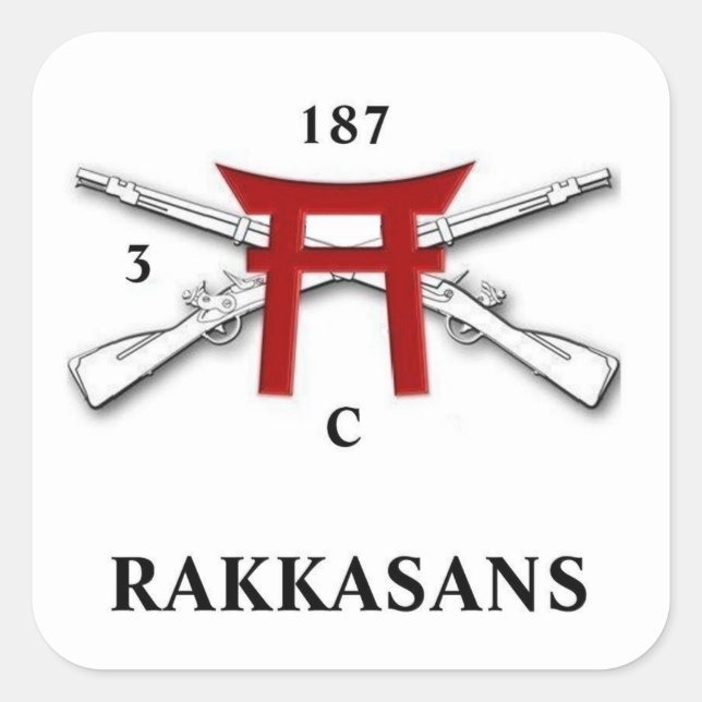 C Co 3D BN 187ª Pegatinas DE INFANTERÍA (Anverso)