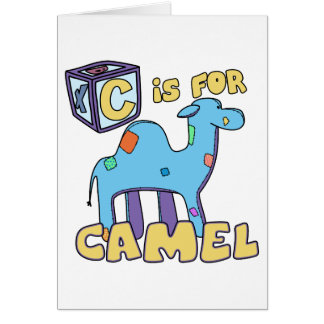 C está para la tarjeta del camello