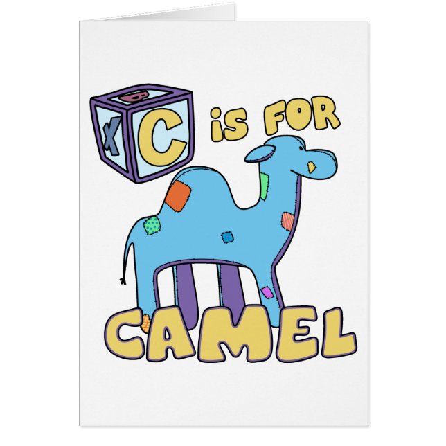 C está para la tarjeta del camello (Frente)