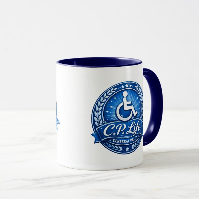 C.P. Life - Taza de café de parálisis cerebral núm (Anverso derecho)