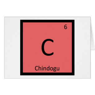 C - Símbolo de la tabla periódica de la química Ch