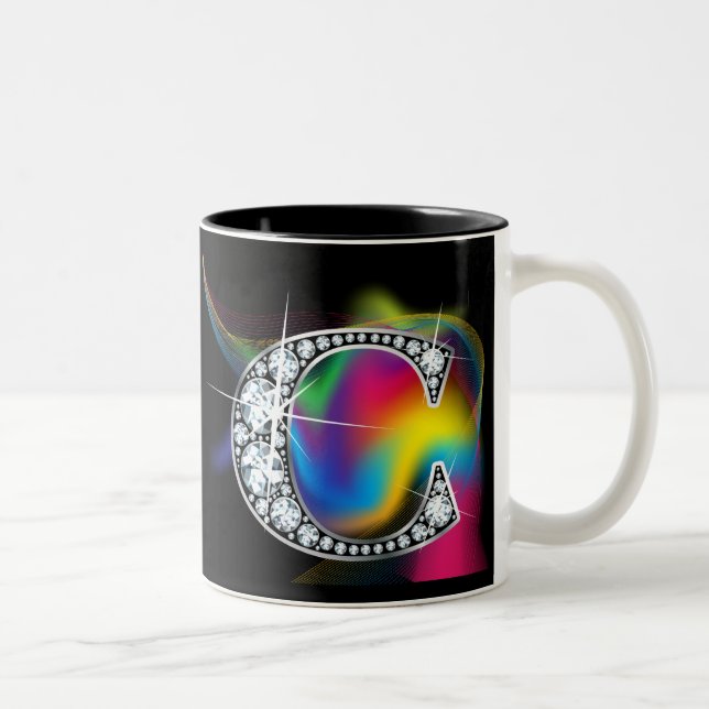 "C" Sonido de diamantes en jarra de barca arco iri (Derecha)