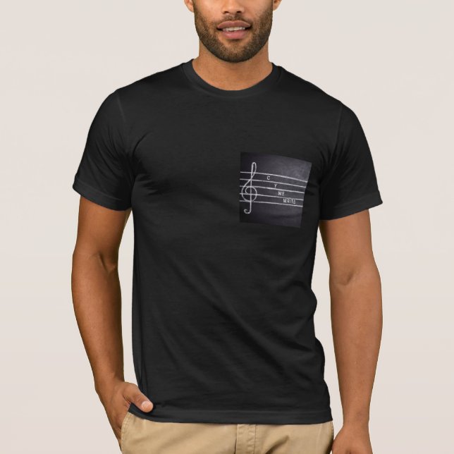C Y We Write Camiseta para hombre (Anverso)